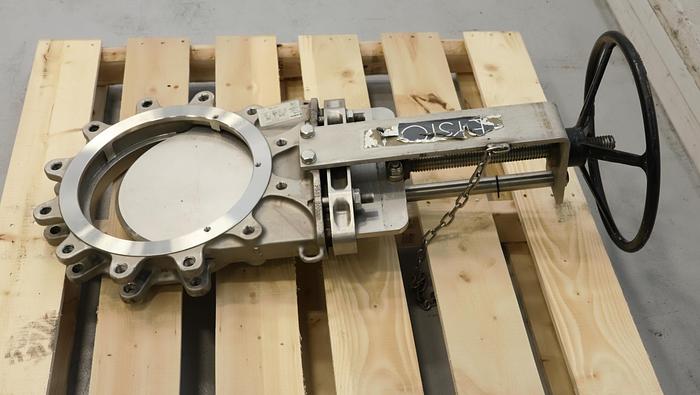 Used Keystone 12" Hand Operated Knife Gate Valve #45933