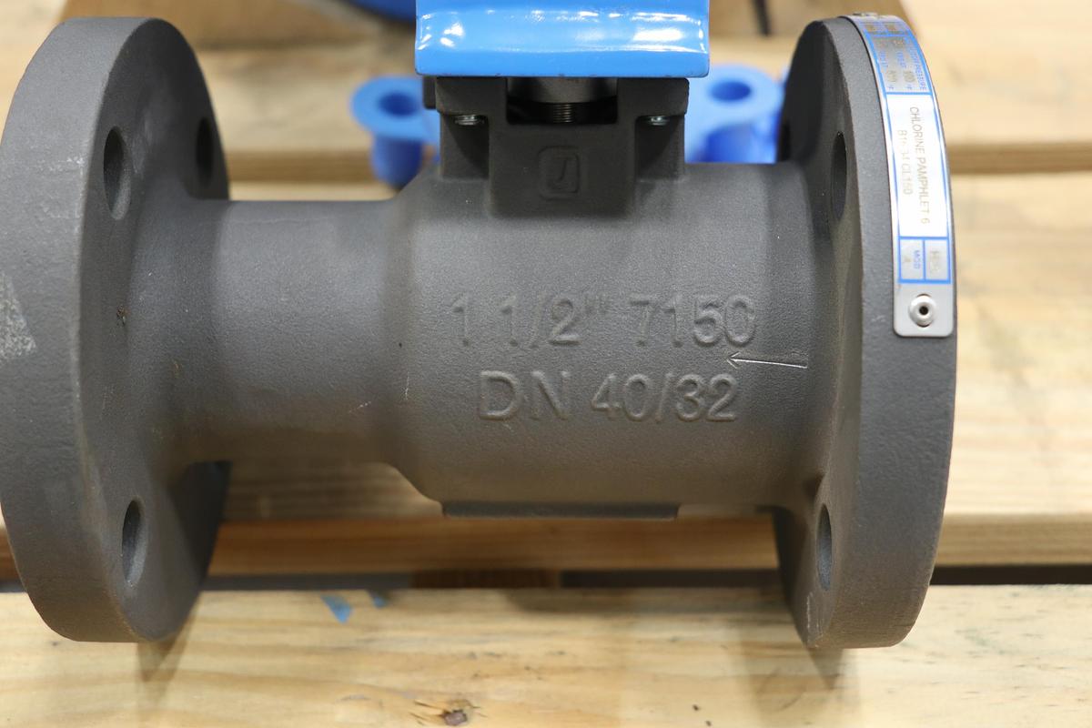 Unused Neles Jamesbury 11/27150C312271XTZ448 1.5" Air Operated Ball Valve #47644