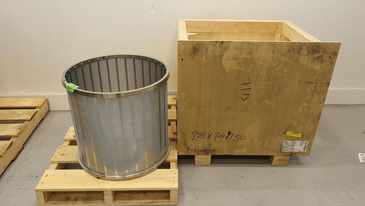 Unused Voith Size 12 Combisorter Lower Basket Assembly #47188