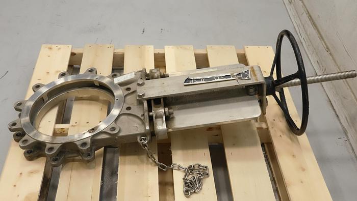 Used Keystone 12" Hand Operated Knife Gate Valve #45931