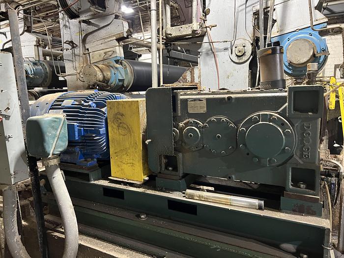 Used Miami Machine 100" Face Press Section With 4 Presses #44966