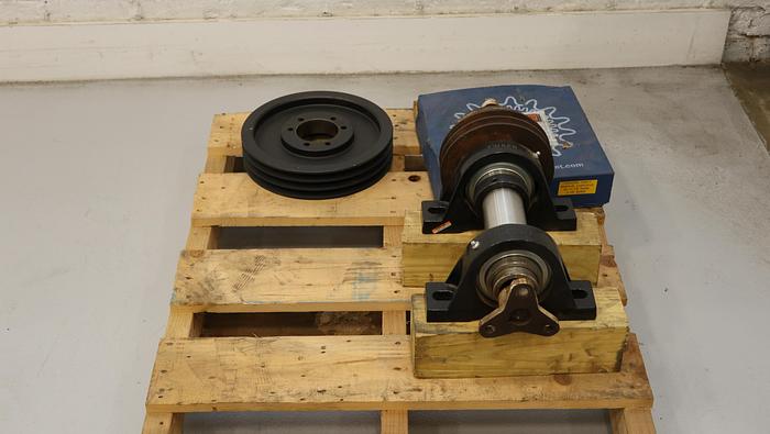 Used Bird JS24 Vibrating Screen Flexible Coupling Drive Assembly #45487