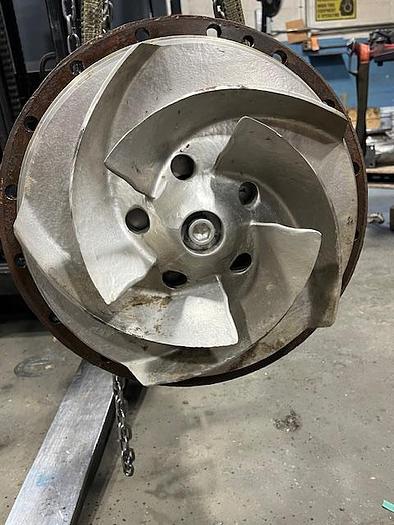 Used Sulzer APP44-200 Pump, 8x10x15, Open Impeller, 5 Vane Impeller #20654