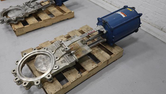 Used Dezurik 12" Air Operated Knife Gate Valve #46408