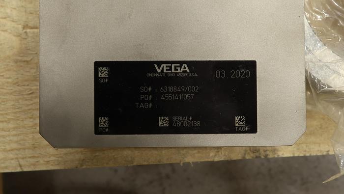 Unused VEGA Weightrac 31 Radiometric Sensor For Mass Flow Detection Assembly #46076