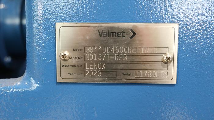 Refurbished BELOIT DD4600 34/38" Disc Refiner, Rebuilt by Valmet #46067