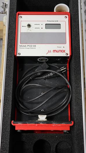 Used Mutek PCD 03 Particle Charge Detector #45207