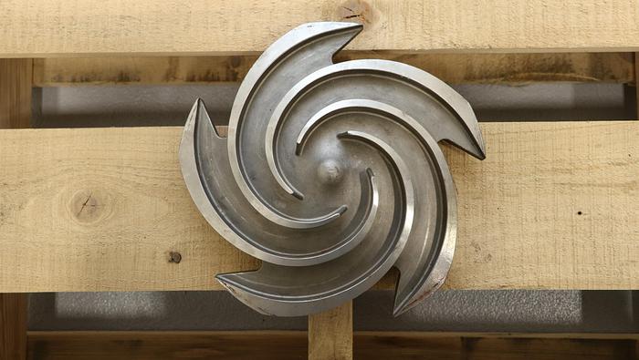 Used Goulds 3196 1x2x10 5-Vane Impeller #45546
