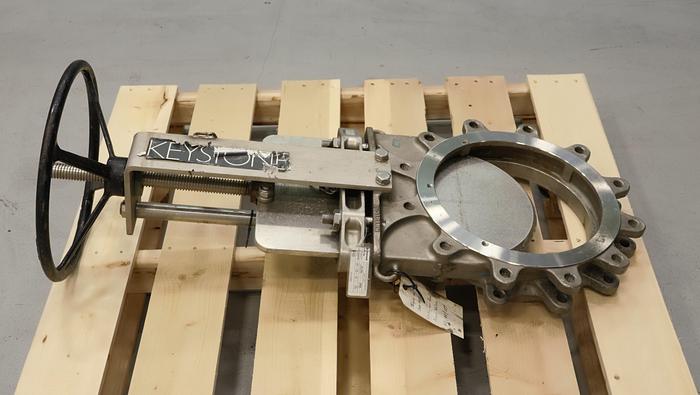 Used Keystone 12" Hand Operated Knife Gate Valve #45935