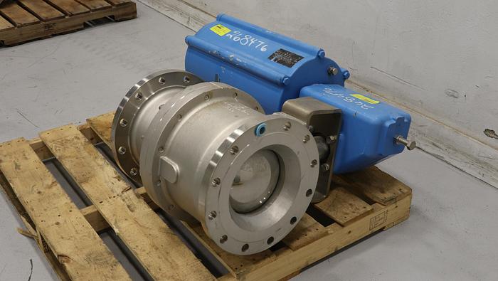 Unused Neles Jamesbury 10" Air Operated Vee Ball Valve #46400