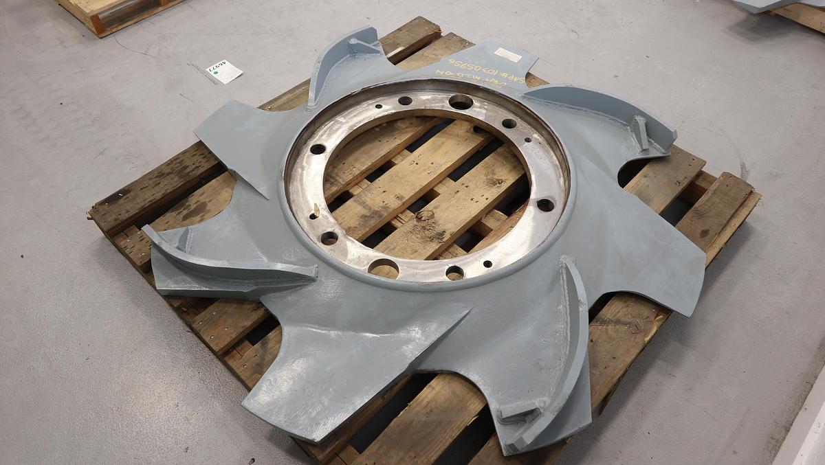 Refurbished Black Clawson 8-Vane 67.25" Vokes Rotor with Power Saver Vanes  #46977