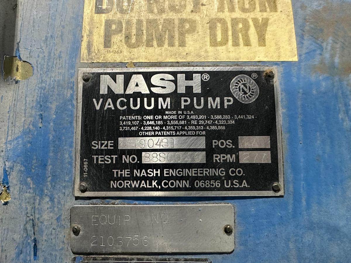 Used Nash 904-S1 Vacuum Pump #46761
