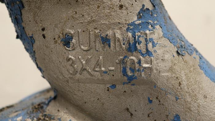 Used GOULDS 3196MTX 3X4X10H Pump With Base and Motor #46234