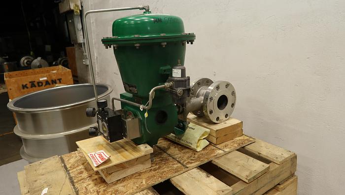 Unused Fisher 3" V500 Air Operated Rotary Control Valve #46492