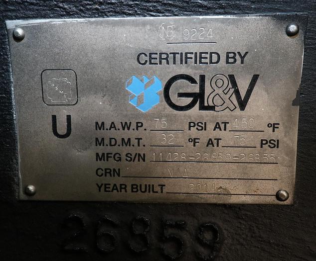 Unused GL&V 48"x146" Dryer Cans #46229