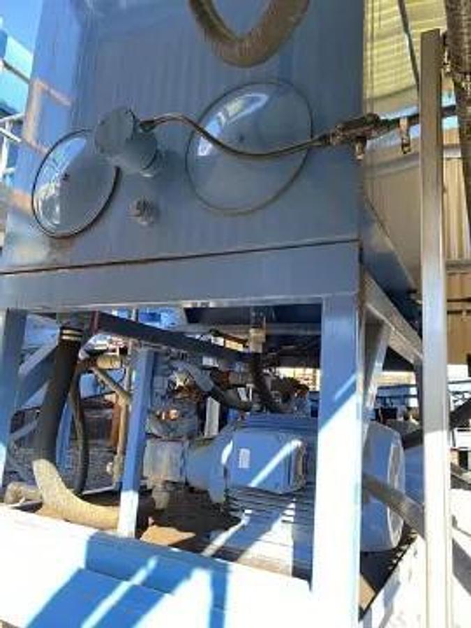 Used Bruks 70' Back-On Truck Dump with Optimized Smooth Cargo Flow Receiving Hopper #47308