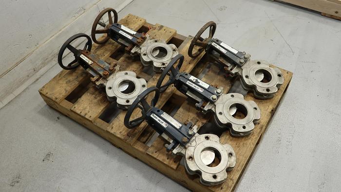 Used Fabri-Valve 3” Hand Operated Knife Gate Valve #45330