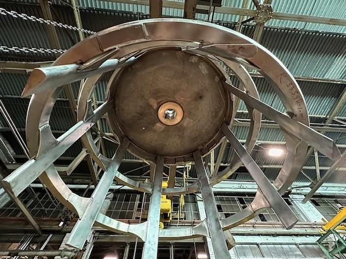 Used Fiberprep SPH-800 Pressure Screen 8-Foil Stainless Steel Rotator #43578