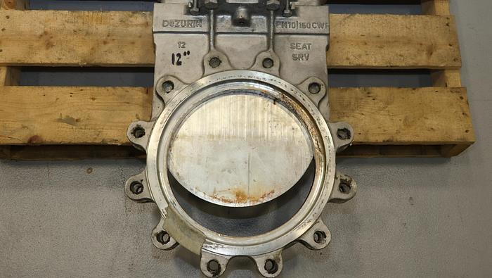 Used Dezurik 12" Air Operated Knife Gate Valve #45896
