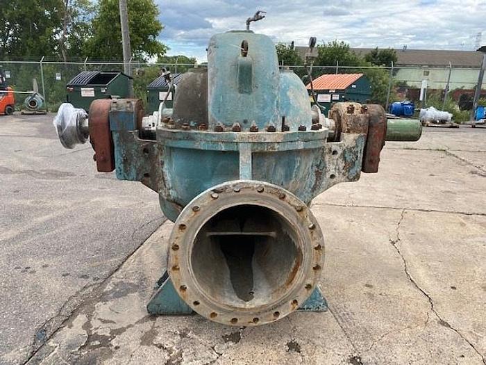 Used Goulds 3420 24x30x32 Stainless Split Case Fan Pump #45443
