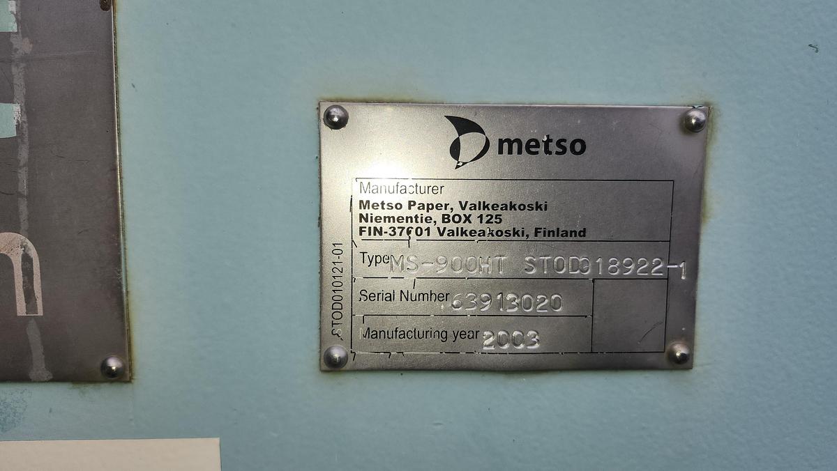 Used METSO MS900-HT PRESSURE SCREEN #47378