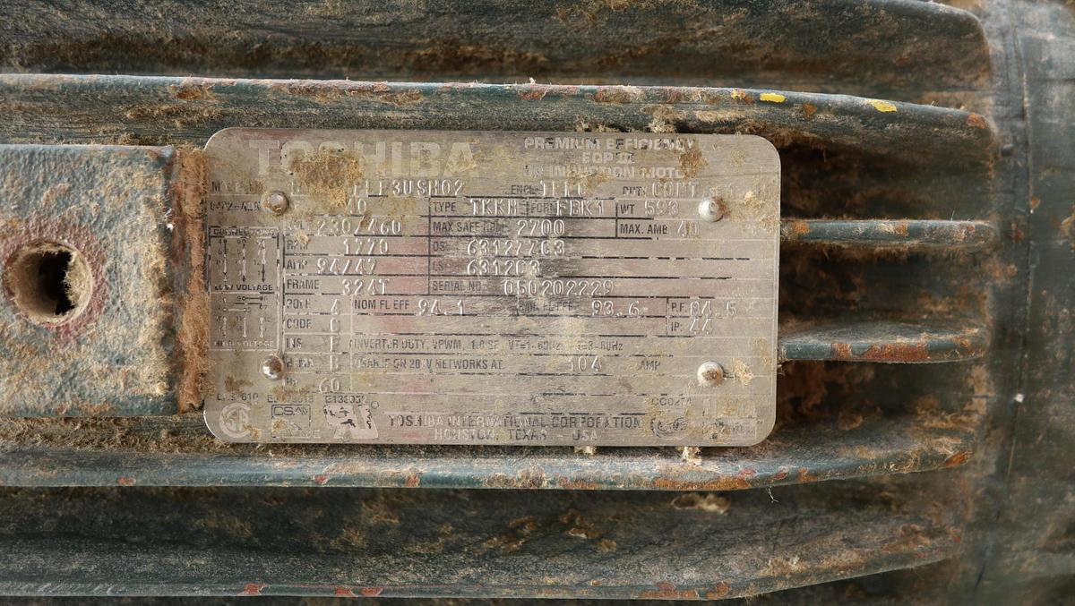 Used Kadant/Black Clawson 40-18 Float Purger With Motor Mount & Toshiba A/C Motor  #46725