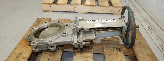 Used FABRI-VALVE 8" Hand Operated Knife Gate Valve #46253