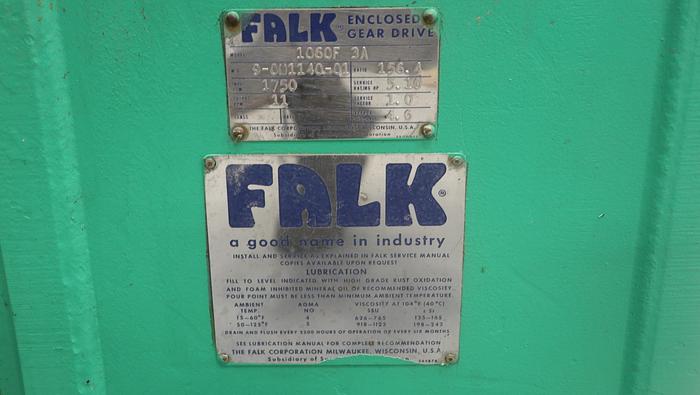 Used Falk 1060F 3A Enclosed Gear Drive #45684
