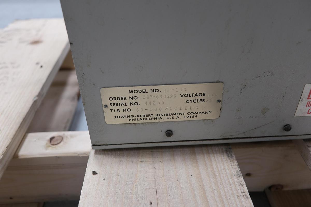 Used Thwing-Albert 89-100 Thickness Tester  #47304