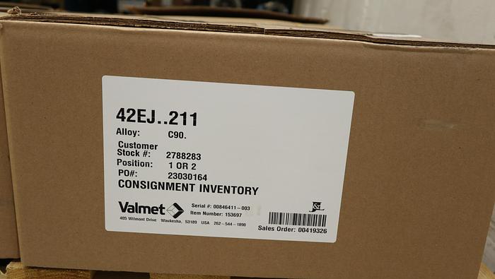Unused Valmet 42" Refiner Plate Set #46018
