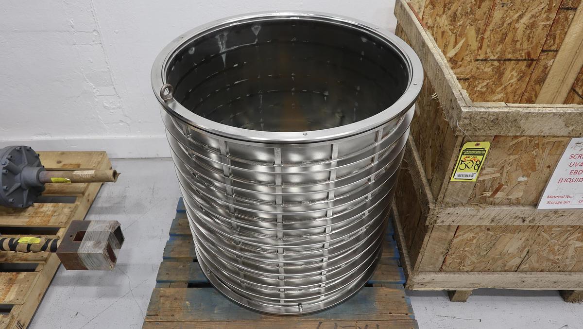 Unused AFT Black Clawson UV400 Pressure Screen Basket #47293