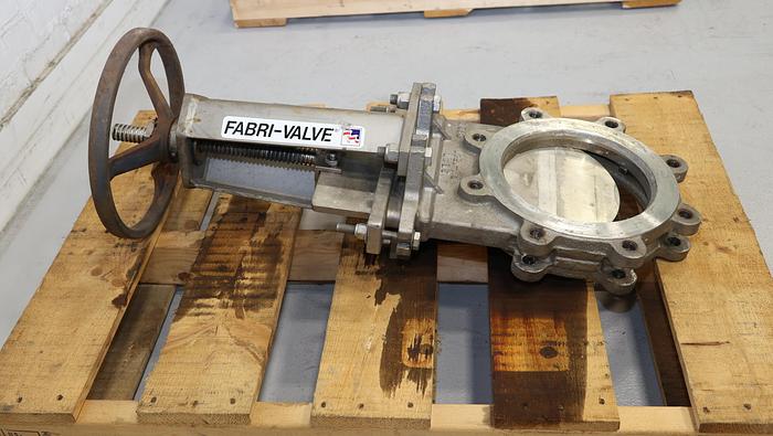 Used FABRI-VALVE 8" Hand Operated Knife Gate Valve #46250