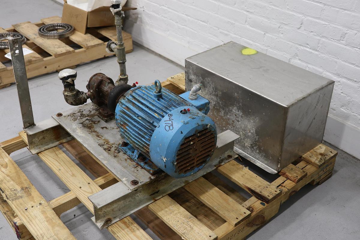 Used Black Clawson Pulper Drive Oil Lubrication System #47631