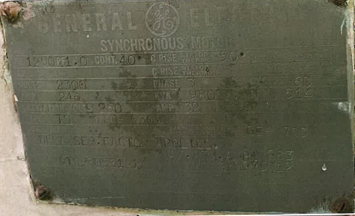 Used General Electric Motor #47331