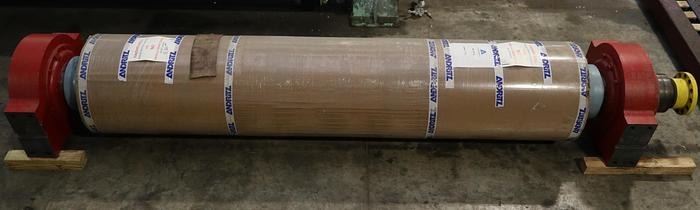 Used Manchester Single Nip 2-Roll Calender #46224