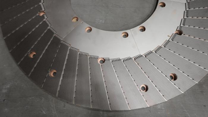 Unused Beloit DD4000 46" Refiner Plate Set, 4 Positions, 6 Segments Each #38223