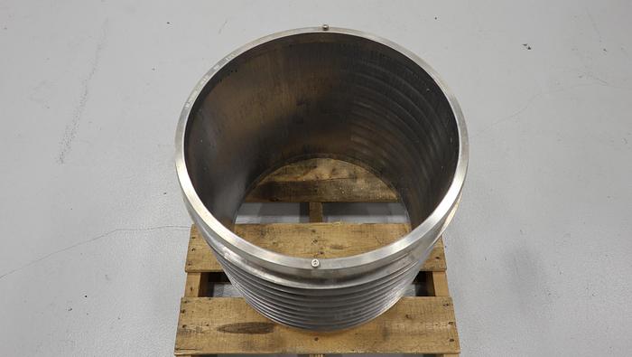 Used Voith VPS 10 Pressure Screen Basket, 0.006" Slots #33539