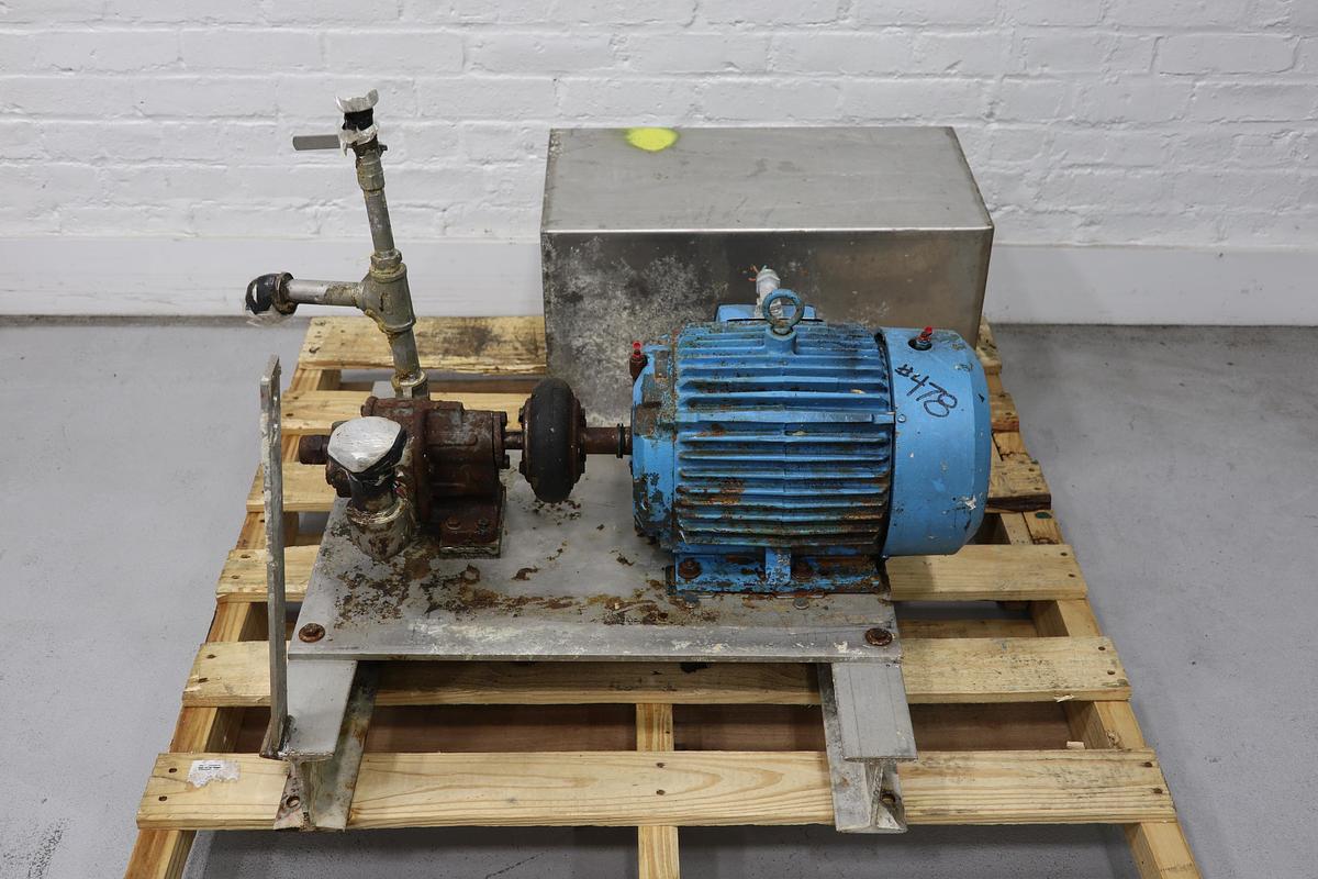 Used Black Clawson Pulper Drive Oil Lubrication System #47631
