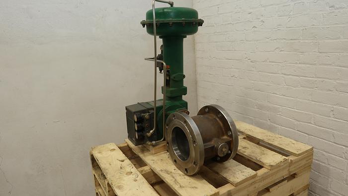 Used Fisher 6" V150 Air Operated Vee Ball Valve #46490