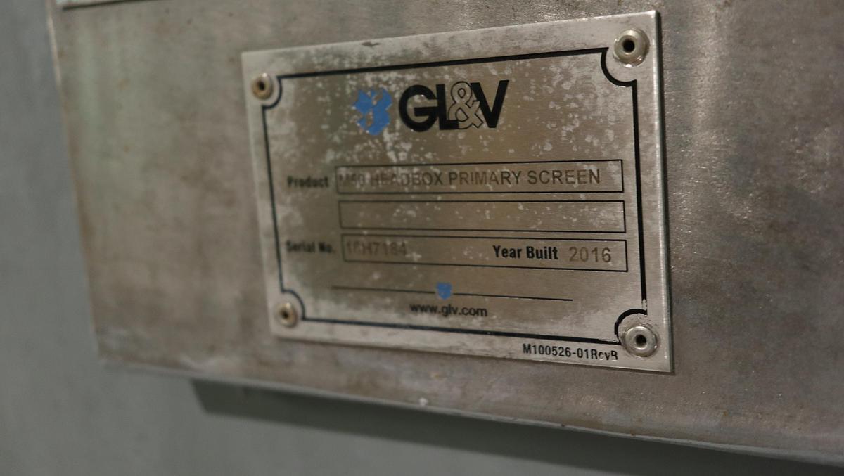 Used GL&V/Valmet M-50 Horizontal Pressure Screen #46667
