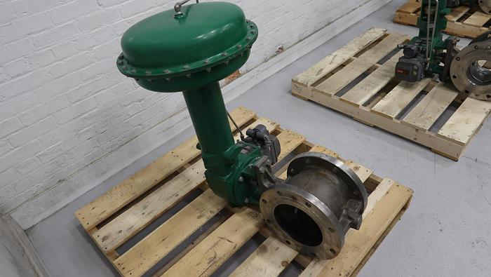 Used Fisher 8" V150 Series B Air Operated Vee Ball Valve #46417