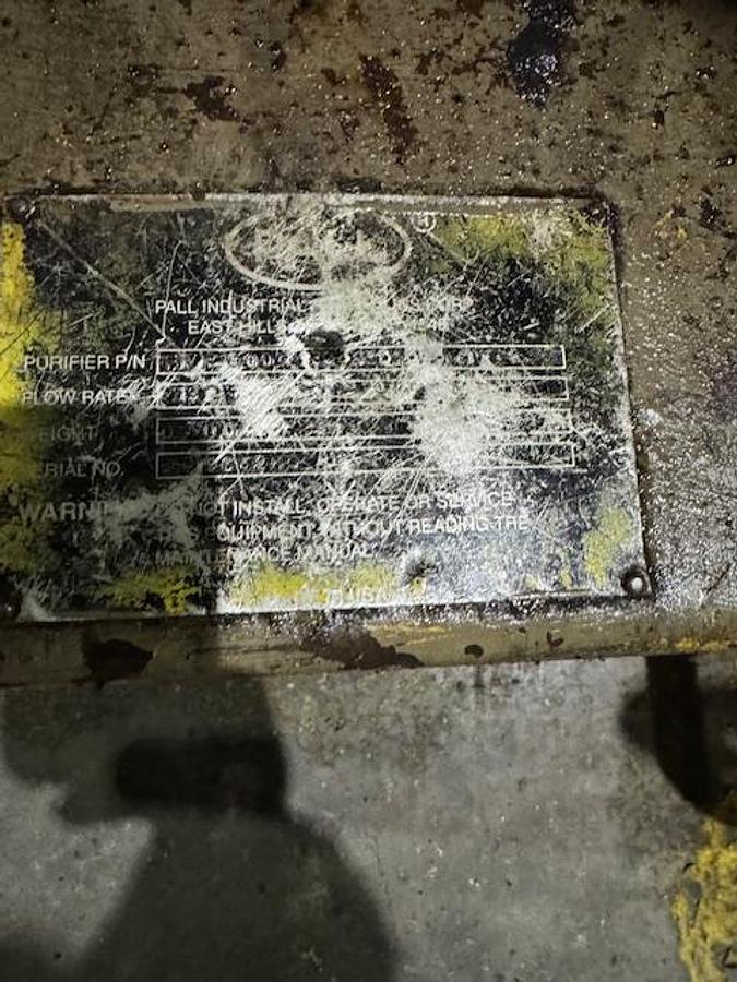 Used PALL Oil Dehydrator #45361