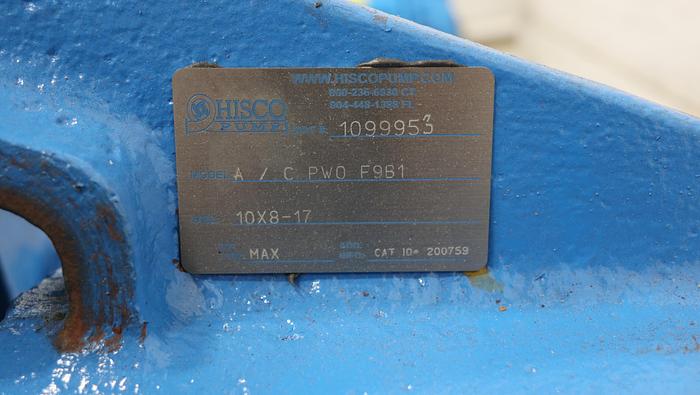 Used Allis Chalmers PWO F9B1 10x8 x17 Pump Power End #46402