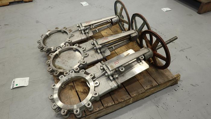 Used FNW 65BM 10" Hand Operated Knife Gate Valve #46359