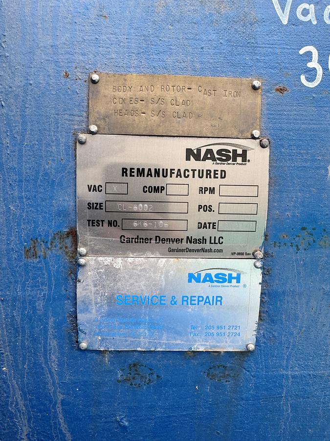 Refurbished Nash CL6002 Vacuum Pump #47758
