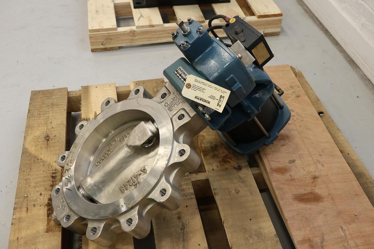Unused Dezurik BHP 12" Air Operated Butterfly Valve #47506