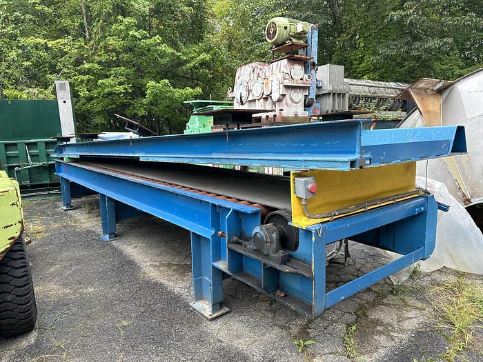 Used 257" Rubber Belt Conveyor #45013
