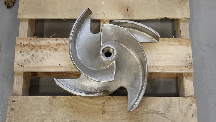 Used Goulds 3175 6x8x18 2/4-Vane Impeller #45227