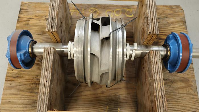 Used Goulds 3405L 10x12x14 Pump Rotating Assembly #46516