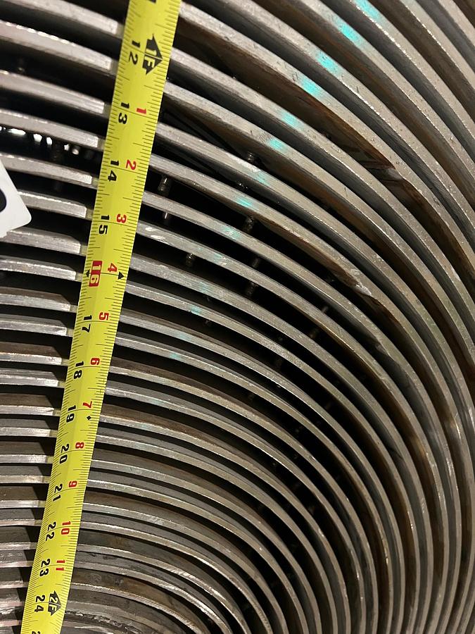 Used Alfa Laval Type 1-H Spiral Heat Exchanger #43155